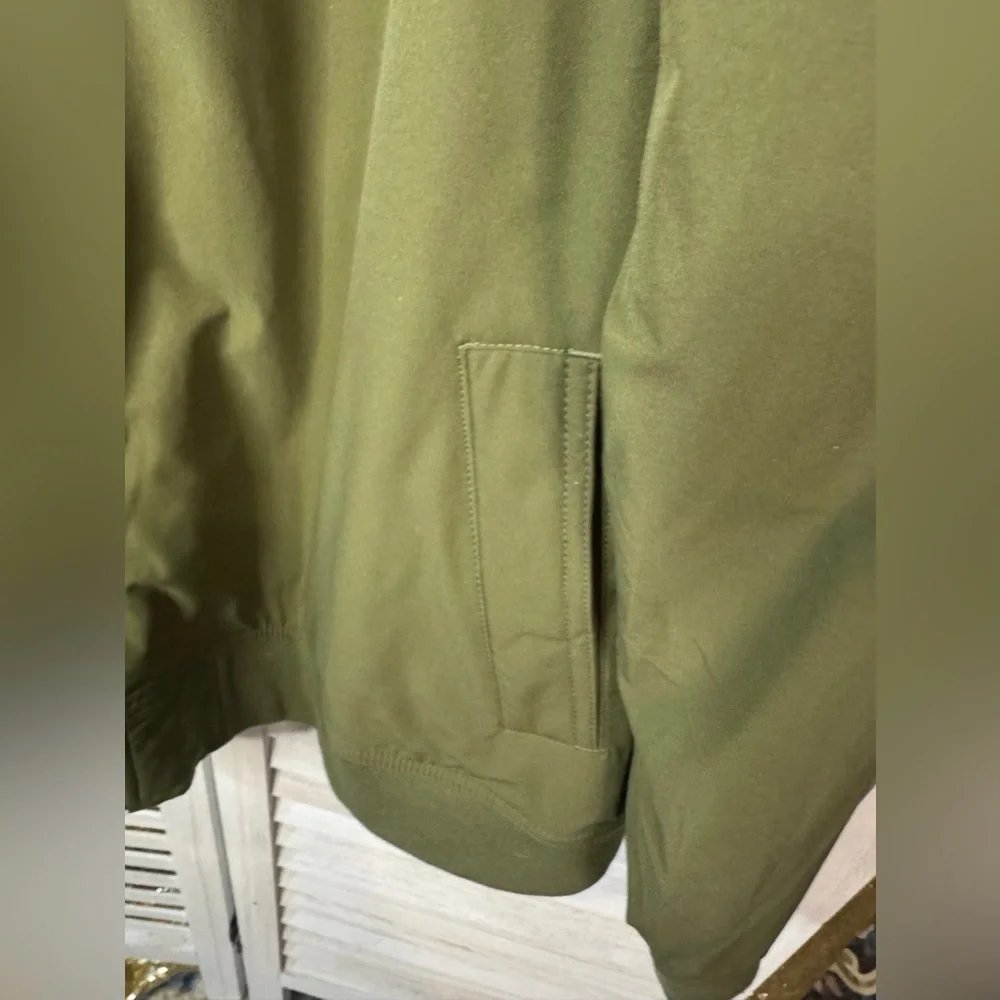 Banana Republic Olive Bomber Jacket XXL Military Utility Casual Classic